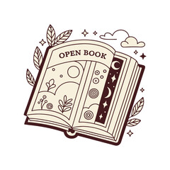 Book Silhouette Vector Design EPS