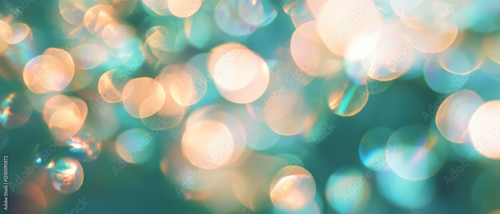 Poster vibrant lens flare texture with soft illumination over a light background