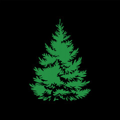 Christmas Fir Tree Vectors Design