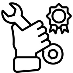 Best Practices and Efficiency Icon Line Vector Design