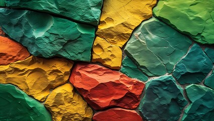 "Vibrant Abstract Backgrounds in Green, Yellow, Orange, and Red, Creating an Energetic and Dynamic Composition with Bold, Warm Tones for a Striking Visual Impact"

