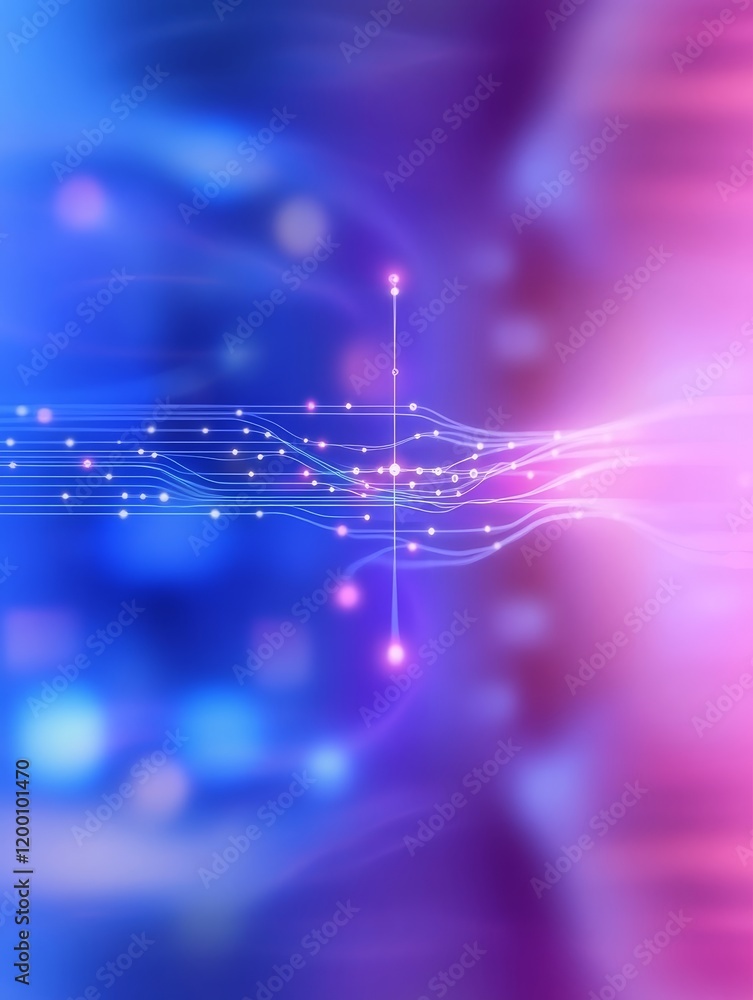 Poster abstract technology ai and creative illustrations - symbolizing innovation, digital connection, data