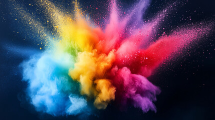 Powder coatings industry technology. Many colors