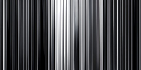 Obraz premium Abstract black and white vertical lines creating a dynamic striped background perfect for modern design, futuristic themes, or stylish digital and print applications