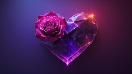"Vibrant Heart Designs in Shades of Blue, Purple, Lilac, Orchid Pink, and White, Blended with Deep Black, Violet, and Blue for a Bold, Emotional and Artistic Expression"


