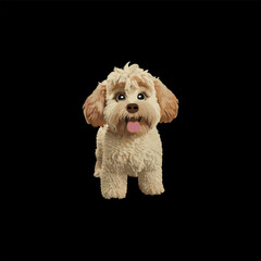 Cute Cartoon Dog Vectors