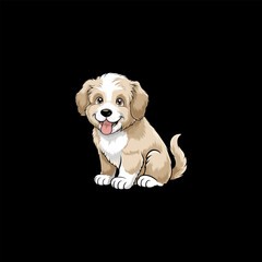 Cute Cartoon Dog Vectors