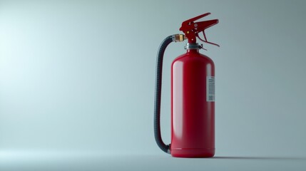 Fototapeta premium Red Fire Extinguisher Safety Equipment