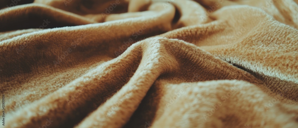 Aufkleber Suede fabric featuring soft nap and subtle texture in warm tones for design projects