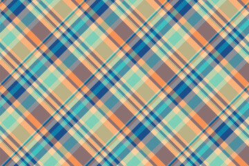 Check background tartan of textile pattern plaid with a fabric texture vector seamless.