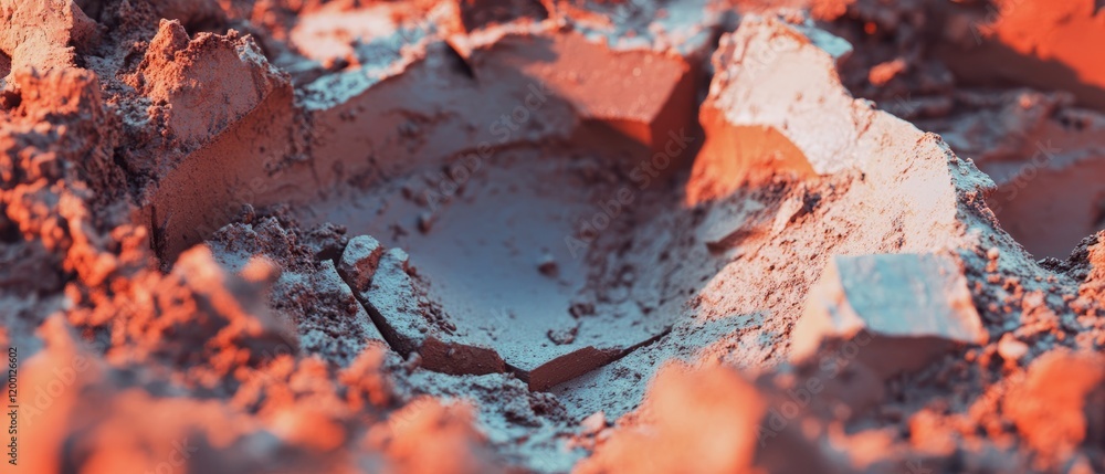 Poster wet clay displays smooth texture and malleable form prepared for sculpting or pottery work