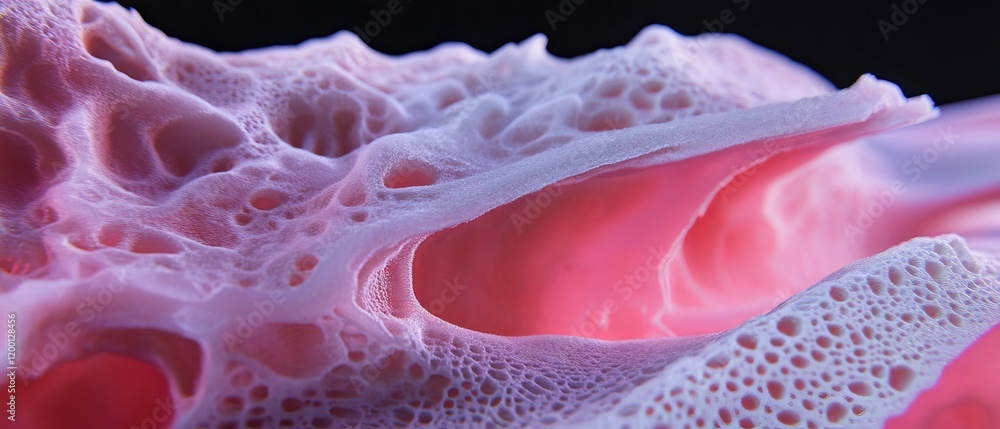 Aufkleber exploring the intricate textures of layered plastic from a 3d printer