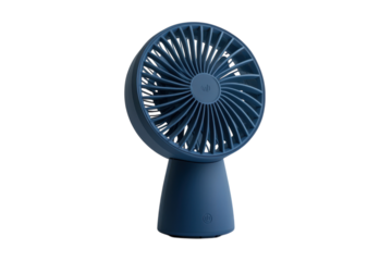 A sleek, modern fan designed for portability and ease of use