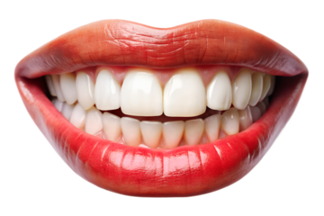 woman mouth with braces