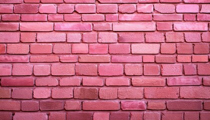 Fototapeta premium pink brick wall texture