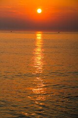 sunrise over the sea