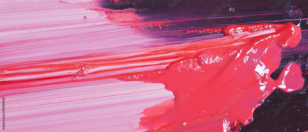 Poster vibrant texture of printer streaks and ink bleeding across a surface