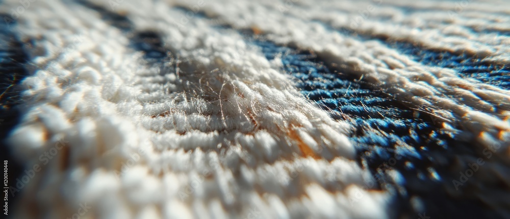 Poster Close-up of printed text and ink texture revealing intricate paper fibers and their patterns