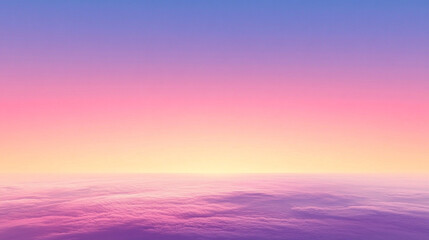 Fototapeta premium A smooth gradient blending pastel pink to lavender creating a modern and tranquil blurred background with empty caption space on the side ideal for text overlay or minimalist design