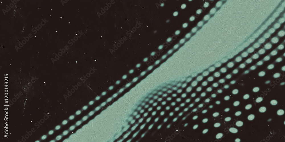Poster grunge halftone texture featuring dark dots contrasting against a light background