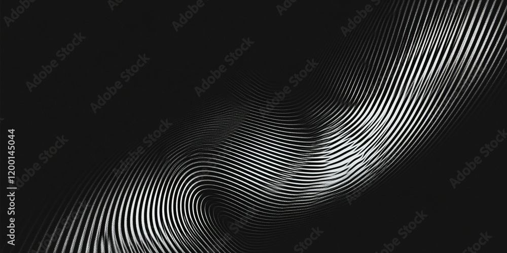 Aufkleber grunge halftone texture with subtle integration on a black background for artistic design