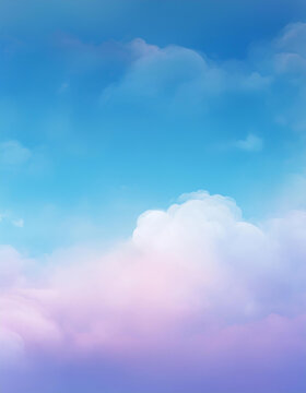 blue sky with clouds wallpaper