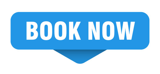 book now sticker. book now sign on transparent background