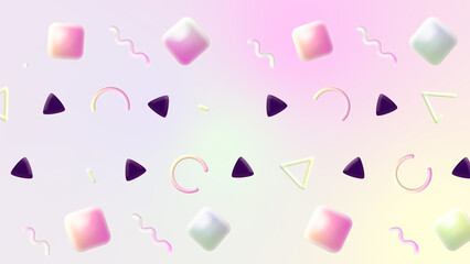 Bright Polygon Stylish Background