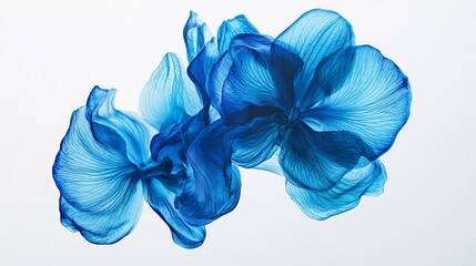 Delicate blue orchids with intricate petal details against a soft backdrop.
