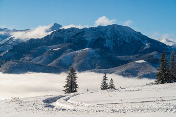 A beautiful, prominent peak in the Western Tatras - Kominiarski Wierch.