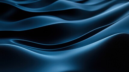 Obraz premium Abstract Dark Blue Waves