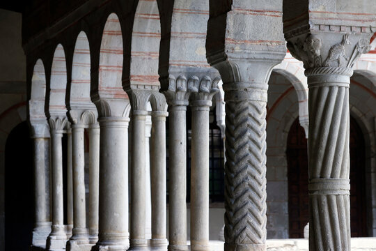 Cistercian Abbey of Santa Maria di Follina. The Cloister. Follina. Italy.