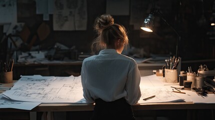 Elderly man joyfully reading love letter with heart symbols for valentine's day greetings