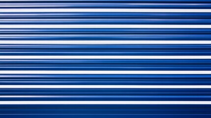 Striking Blue and White Horizontal Lines Pattern for Industrial Building Facade