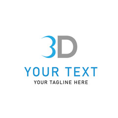 3D Letter Logo Design for Your Business