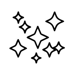 sparkle lights stars icon, sparkle lights stars line art - simple line art of sparkle lights stars, perfect for sparkle lights stars logos and icons and themed design 