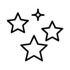 sparkle lights stars icon, sparkle lights stars line art - simple line art of sparkle lights stars, perfect for sparkle lights stars logos and icons and themed design 