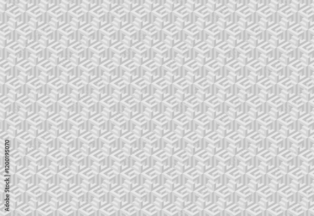 Poster modern geometric background for business or corporate presentation. tech seamless ornamental vector 