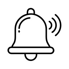 subscriber alarm icon, subscriber alarm line art - simple line art of subscriber alarm, perfect for subscriber alarm logos and icons and themed design 
