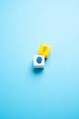 A man came up with an idea. Creativity and innovation. Drive progress, solve problems, and...