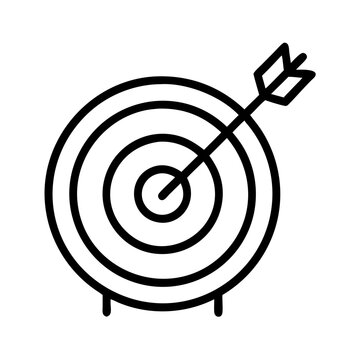 recommend clip art: target bullseye with arrow icon, target bullseye with arrow line art - simple line art of target bullseye with arrow, perfect for target bullseye with arrow logos and icons and themed design 