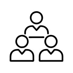 team icon, team line art - simple line art of team, perfect for team logos and icons and themed design 