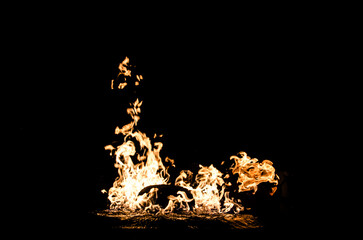 Fire flame