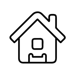 home icon on a white background