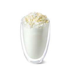 coffee drink on white background