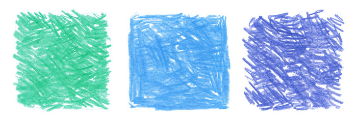 PNG Hand drawn scrawl sketch line hatching square blot. Blue Pen, pencil, pastel art grunge texture on transparent background.