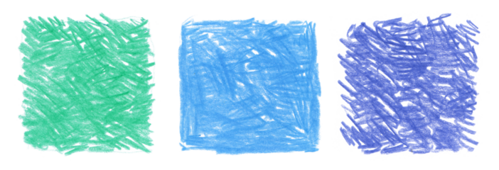 PNG Hand drawn scrawl sketch line hatching square blot. Blue Pen, pencil, pastel art grunge texture on transparent background.