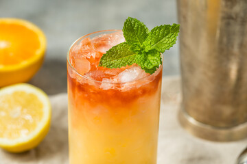 Cold Refreshing Fogcutter Cocktail