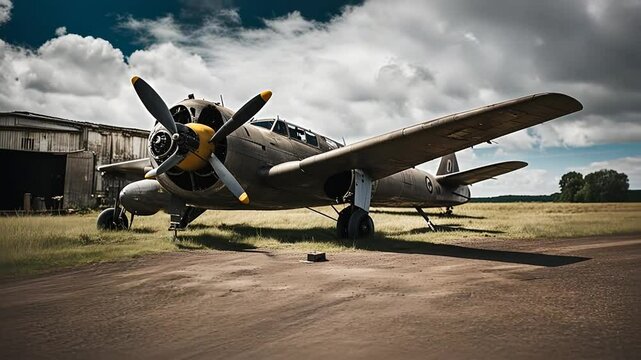 Old plane from the First World War.
