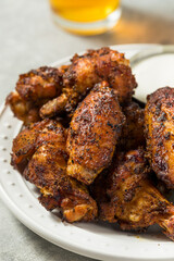 Homemade Smoked Buffalo Chicken Wings